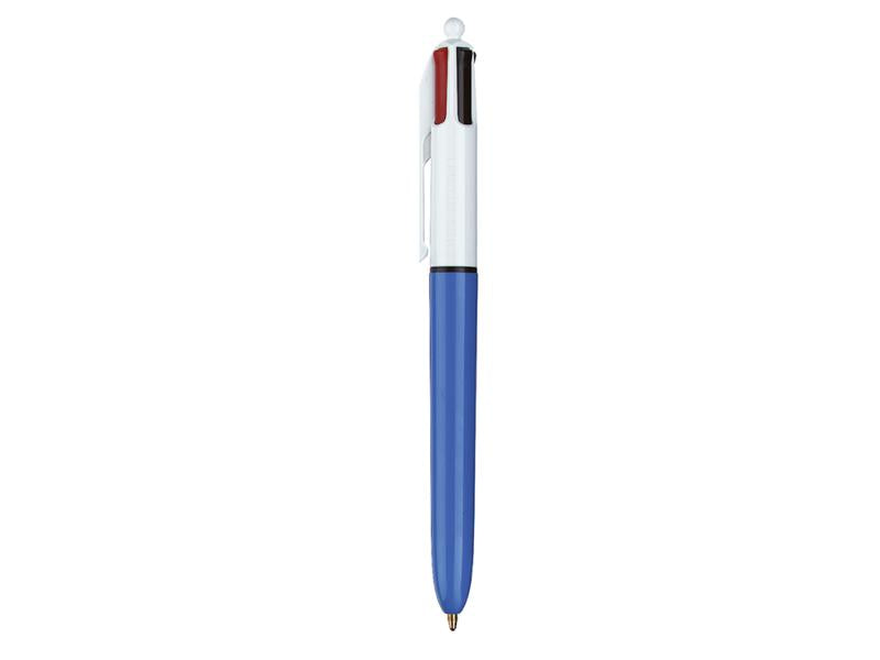 BIC 4 Colour Ballpoint Pen Retractable 1.0mm Standard Colours Ink