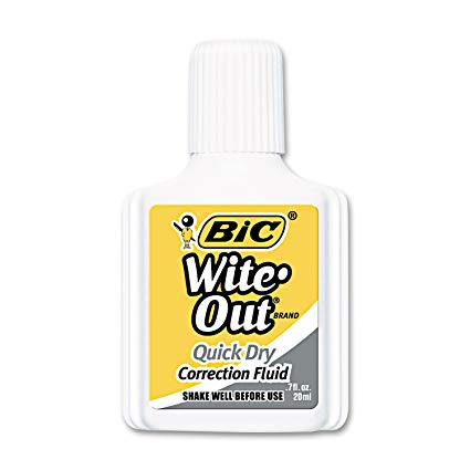 Bic Wite-Out 20Ml Quick Dry Correction Fluid