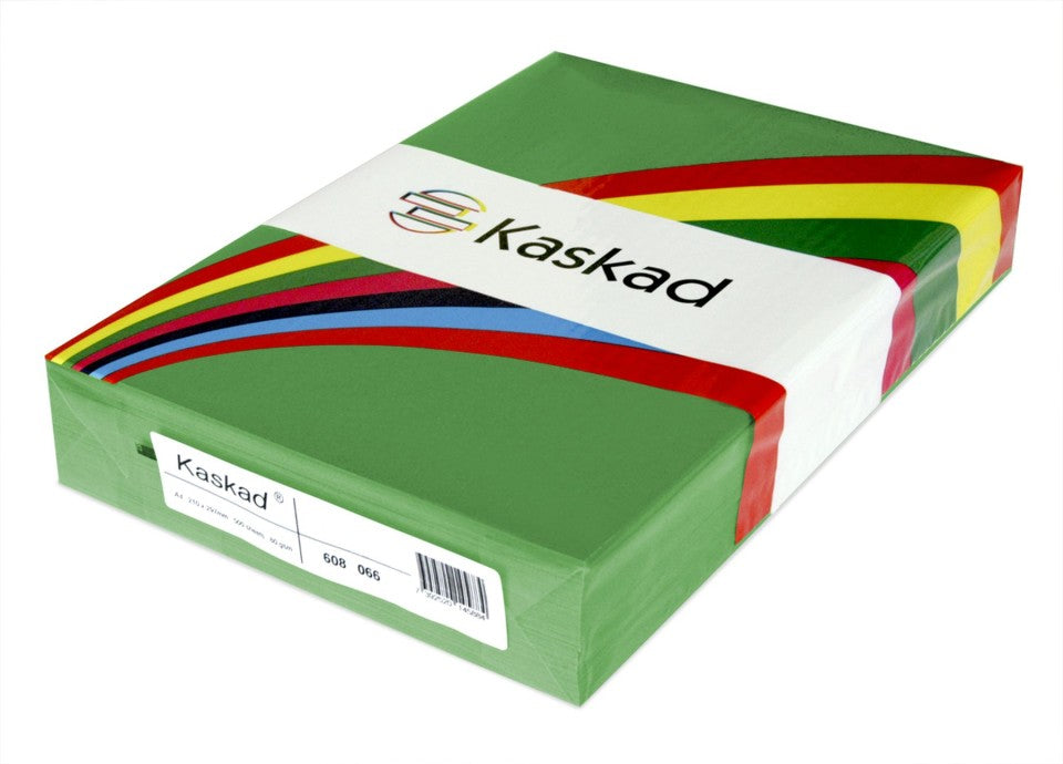 Kaskad Color Paper A4 225gsm Woodpecker Green Pack of 100