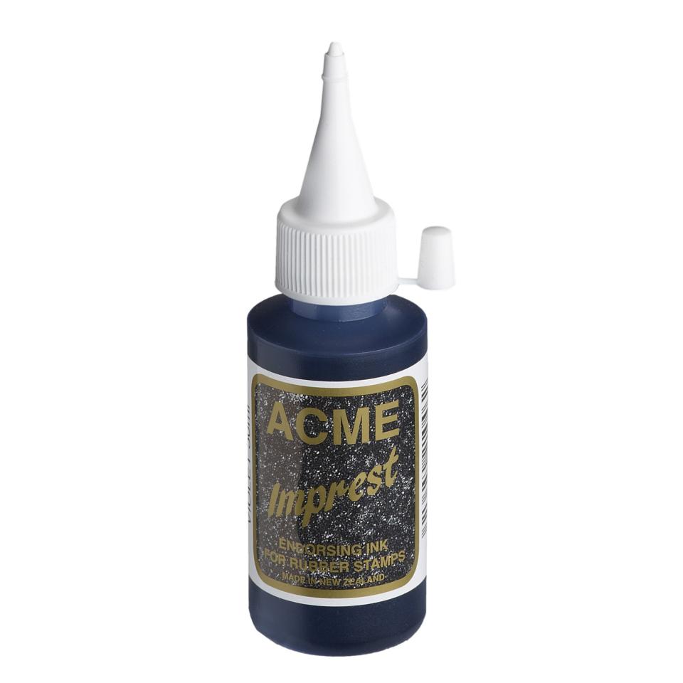 Acme Imprest Endorsing Ink to Re-ink Stamp Pads 50mL 7011 Violet