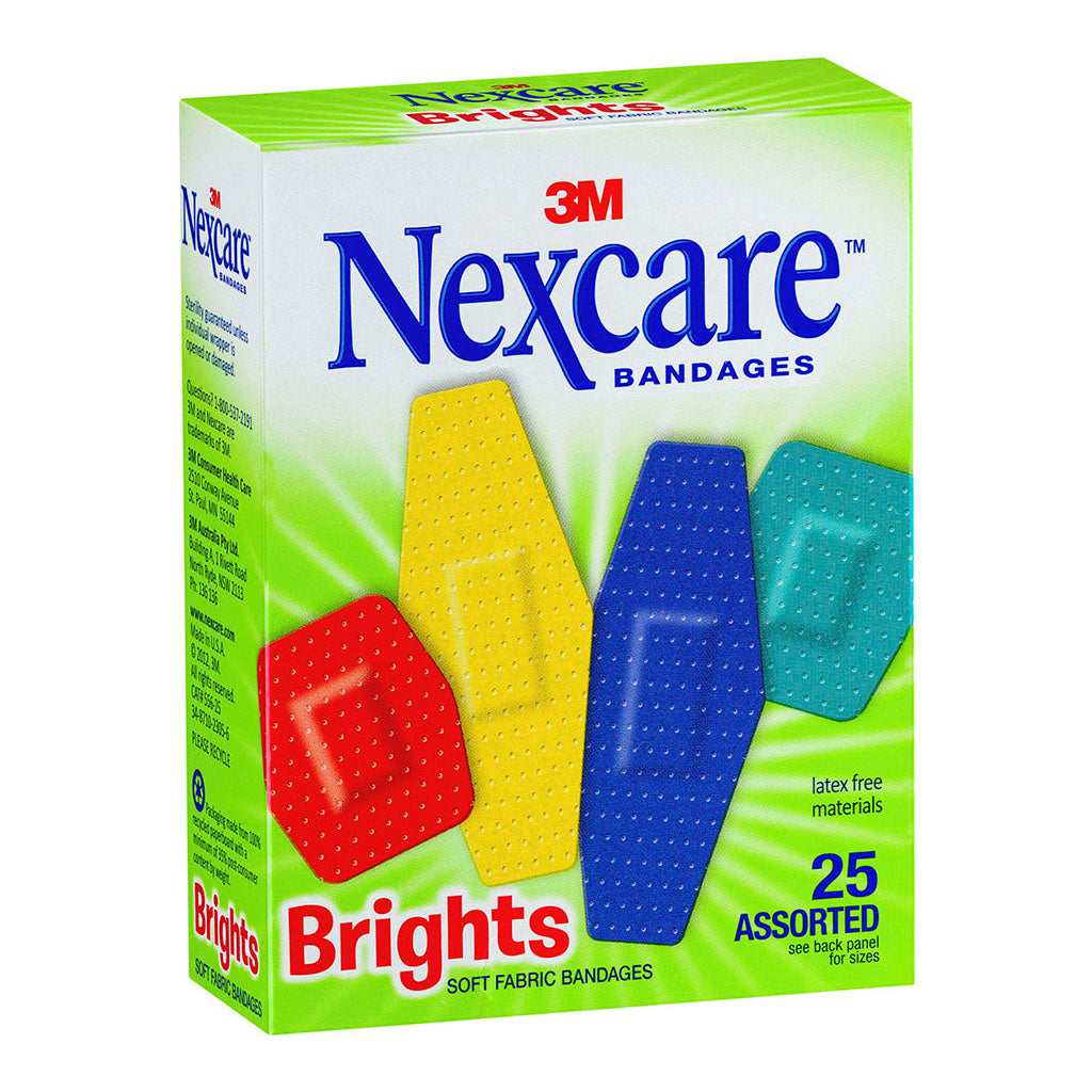 Nexcare Active Brights 556-25 Assorted pack of 30