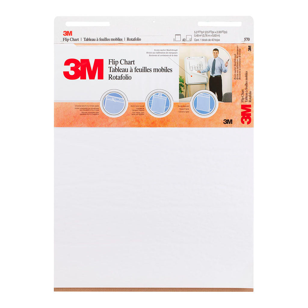 3M Flip Chart 570 White 635 x 762mm