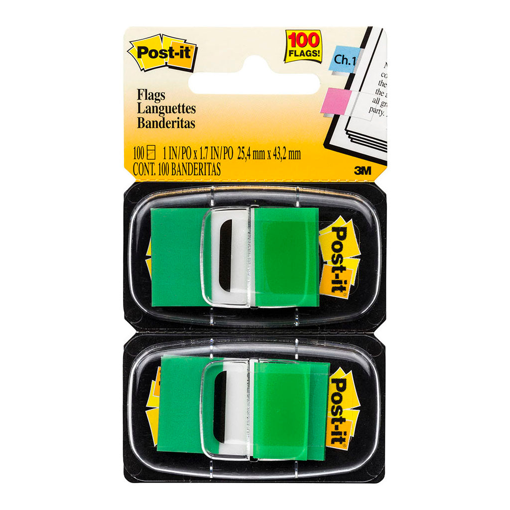 Post-it Flags 680-GN2 25x43mm Green, Pack of 2