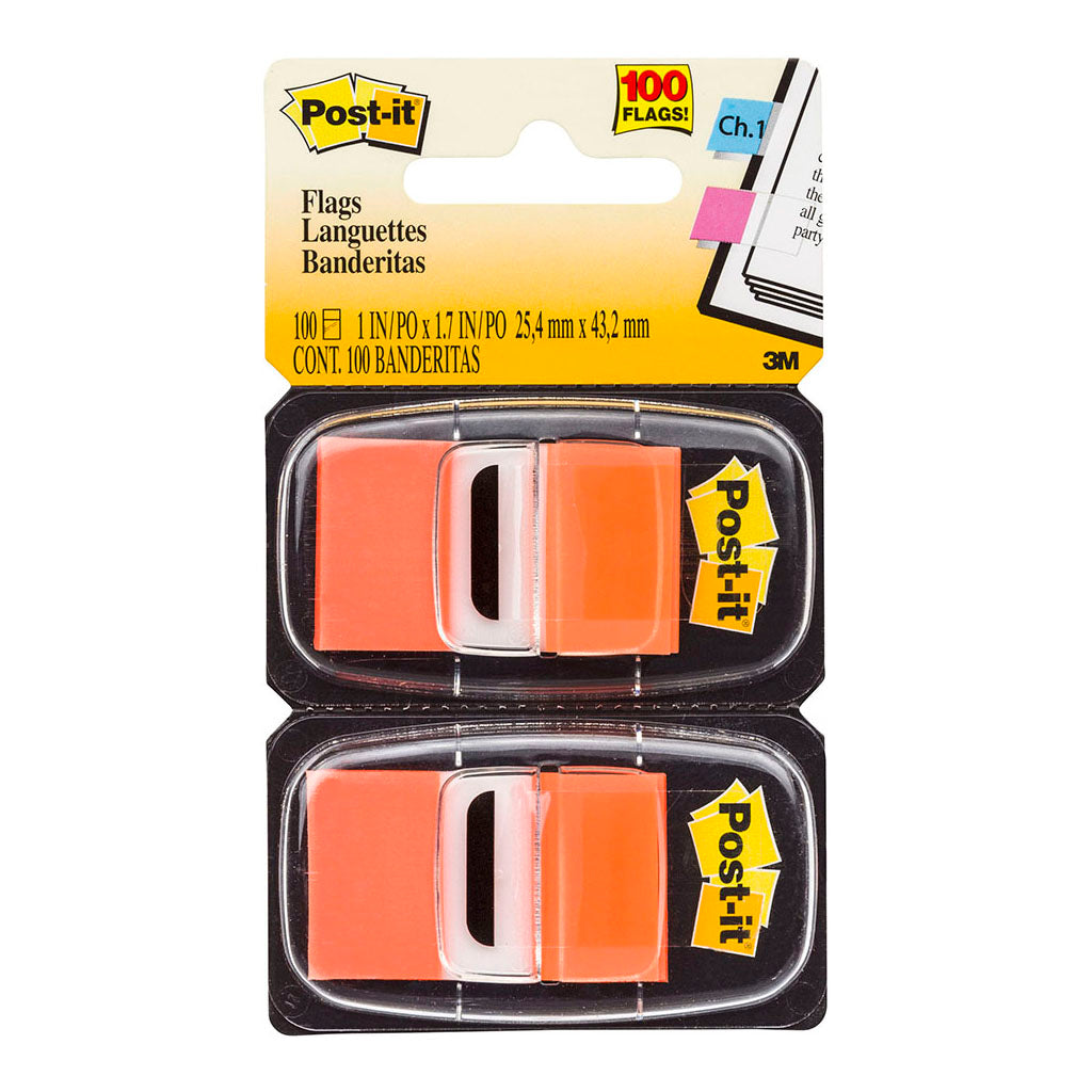 Post-it Flags 680-OE2 25x43mm Orange, Pack of 2