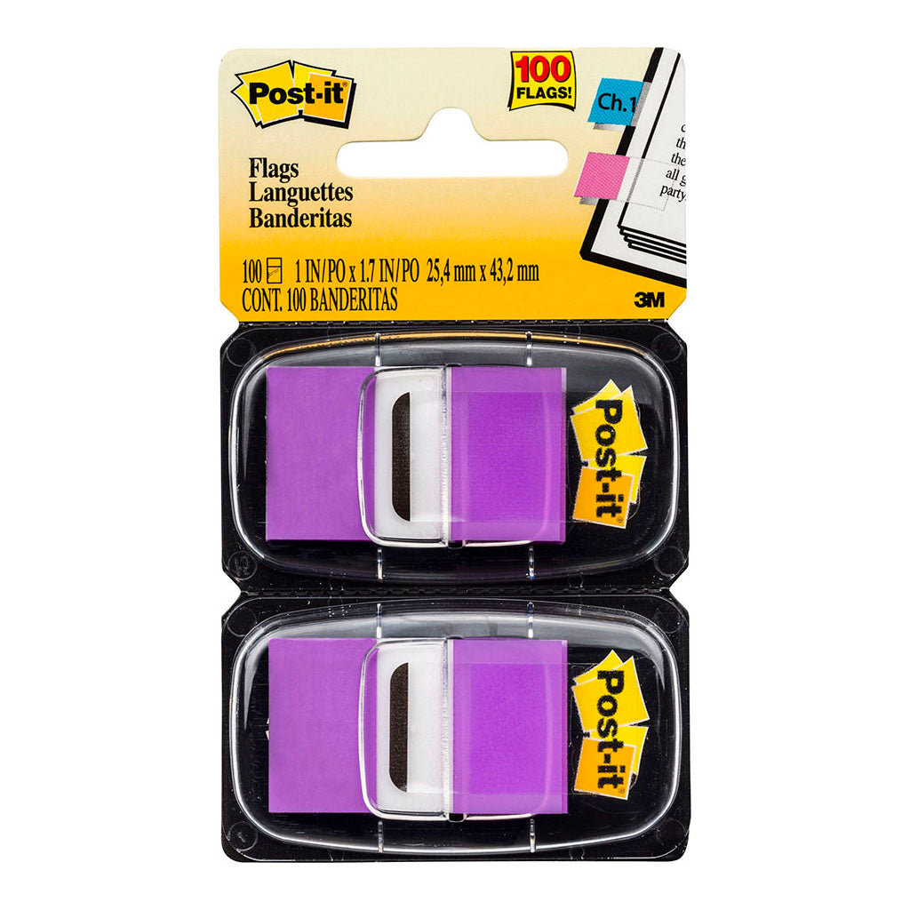 Post-it Flags 680-PU2 25x43mm Purple, Pack of 2