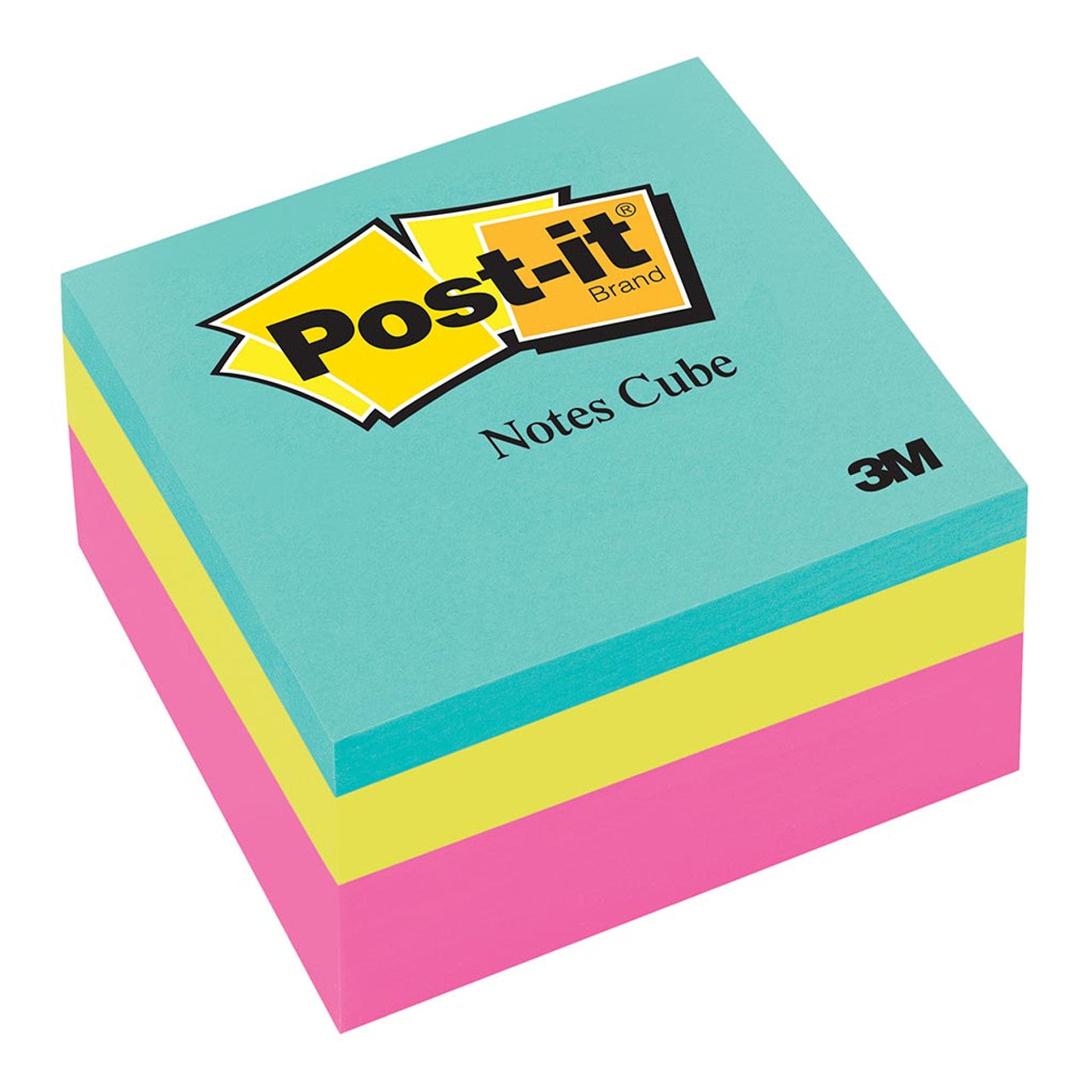 Post-it Notes Memo Cube 2027-RCR Pink Wave 76x76mm 400 sheet