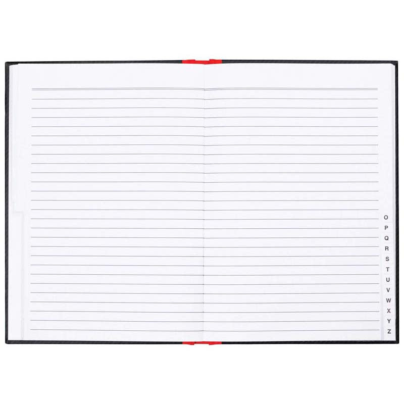 Milford Notebook FSC Mix 70 % Indexed Red & Black A5 100lf