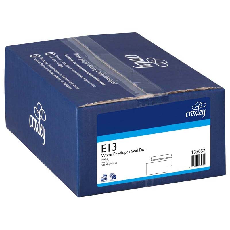 Croxley Envelope E13 (9's) Seal Easi Box 500