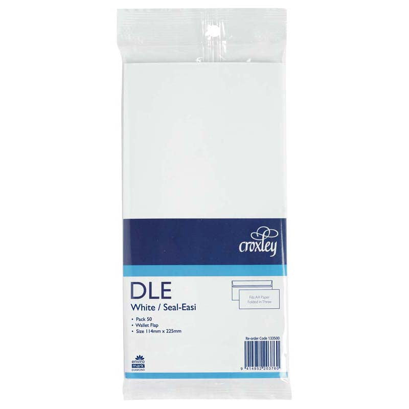 Croxley Envelope Dle Seal Easi 50 Pack