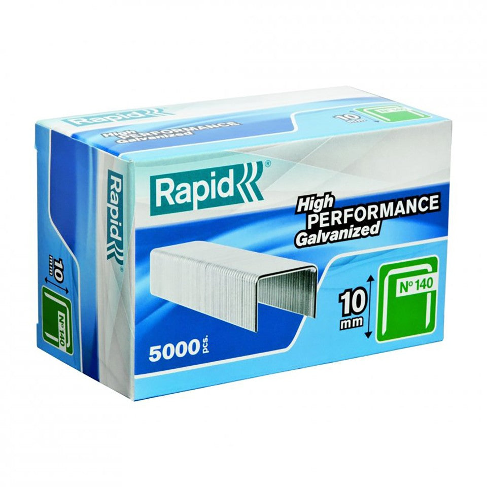 Rapid Staples 140/10 Galv PP Box 5000