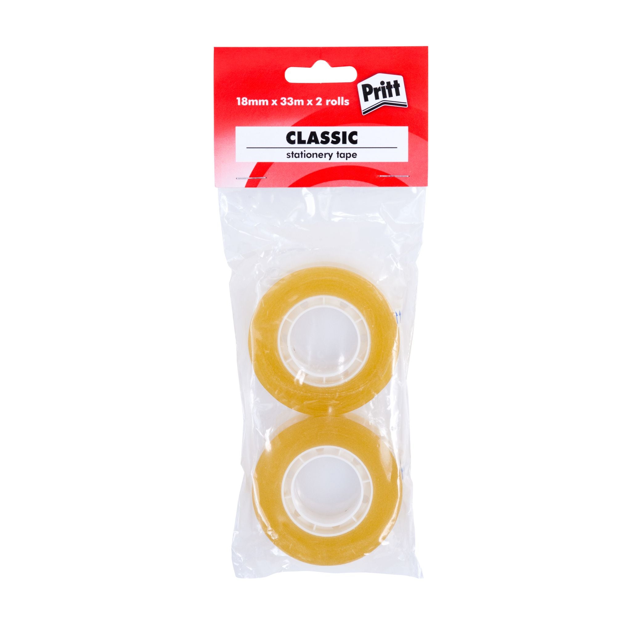 Pritt Classic Tape 2-Pack 18mmx33