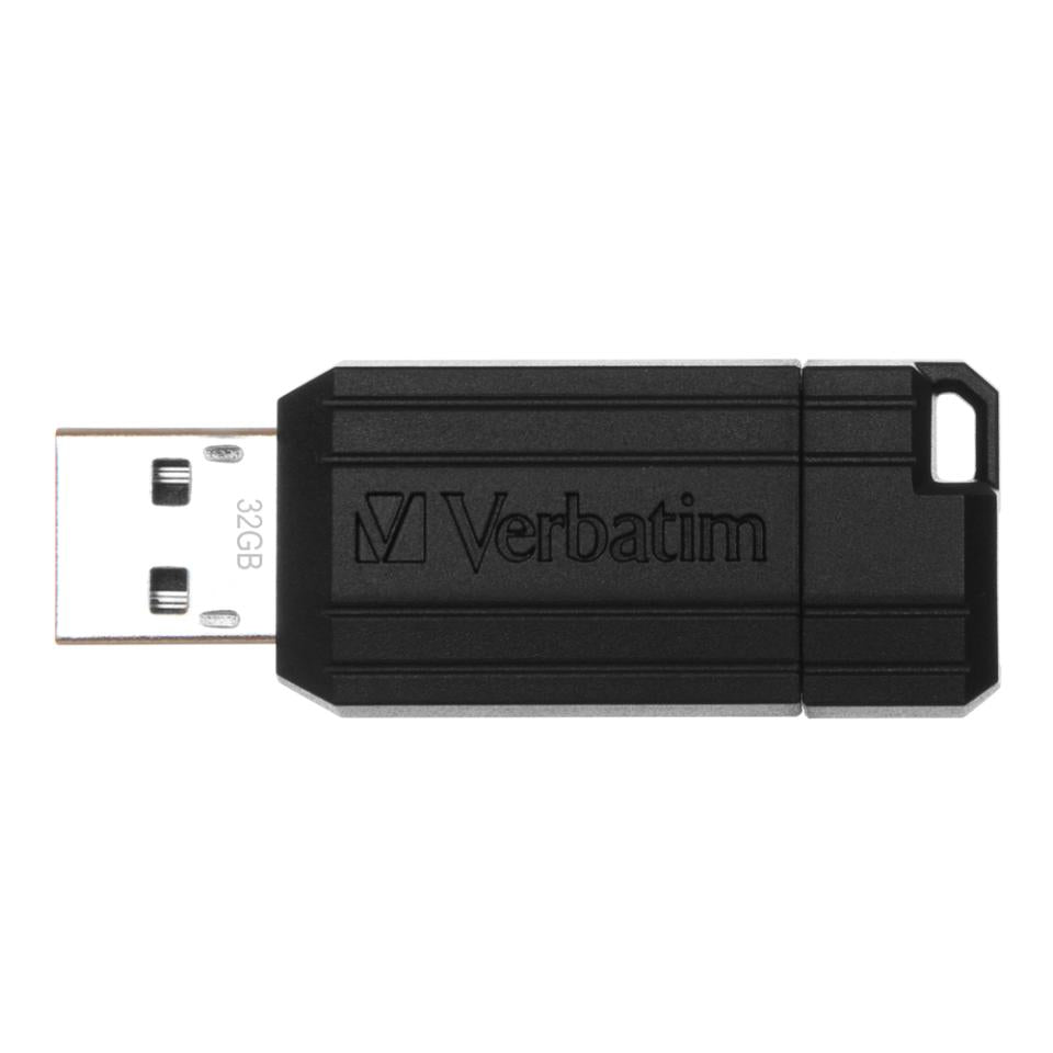 Verbatim Store 'n' Go Pinstripe 32 GB USB 2.0 Flash Drive - Black