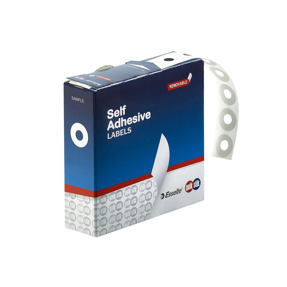 Quik Stik Ring Eyelets White Pack 500