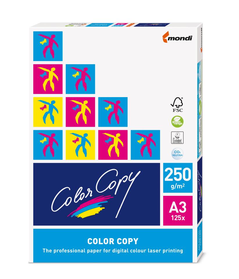 Color Copy Paper Uncoated A3 250gsm Pack of 125