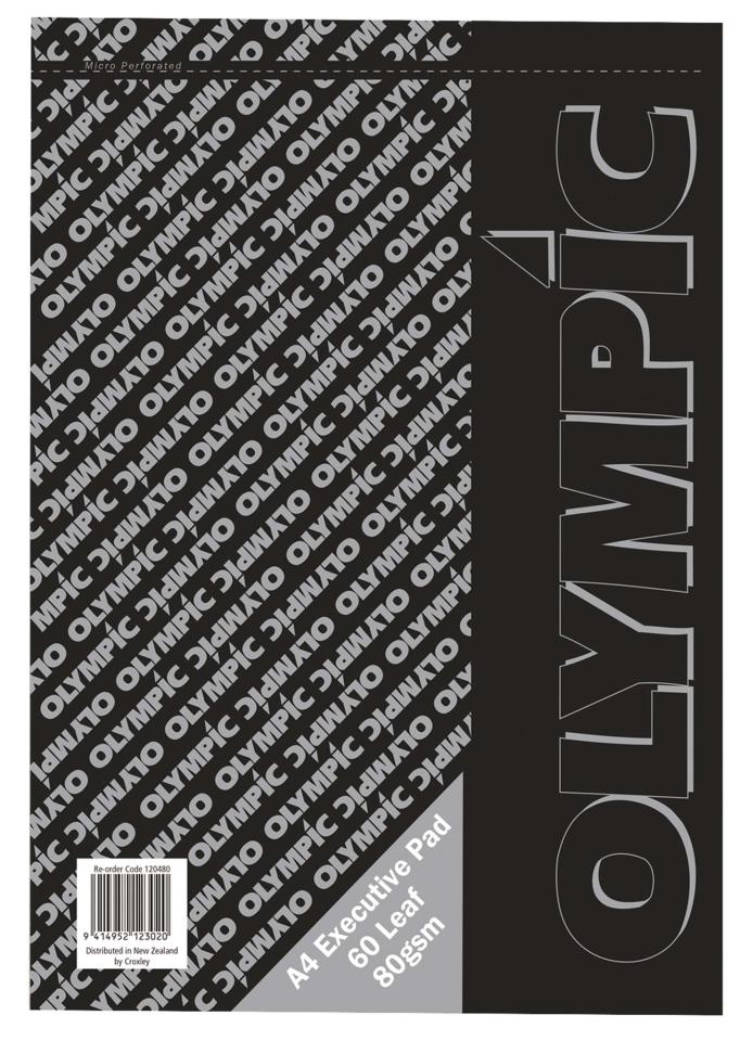 Olympic Pad A4 Executive 60 Leaf 80gsm