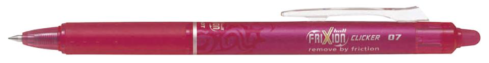 Pilot Frixion Clicker Ballpoint Pen Erasable Pink