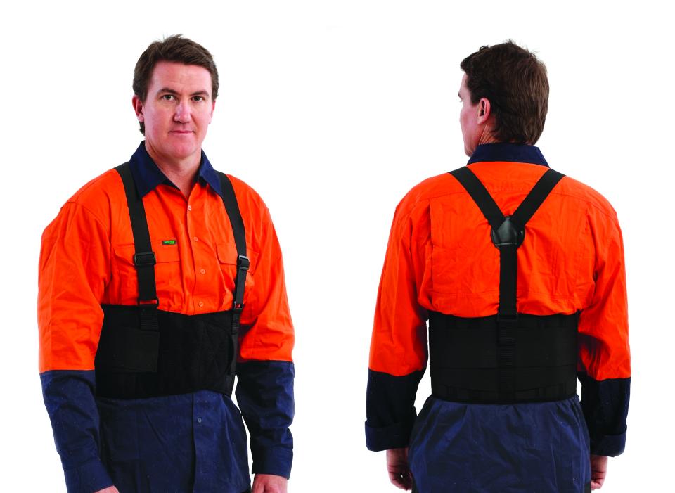 Paramount Safety Bb Back Support Belt Adjustable Black Medium Each (Delivery 3 to 5 days)