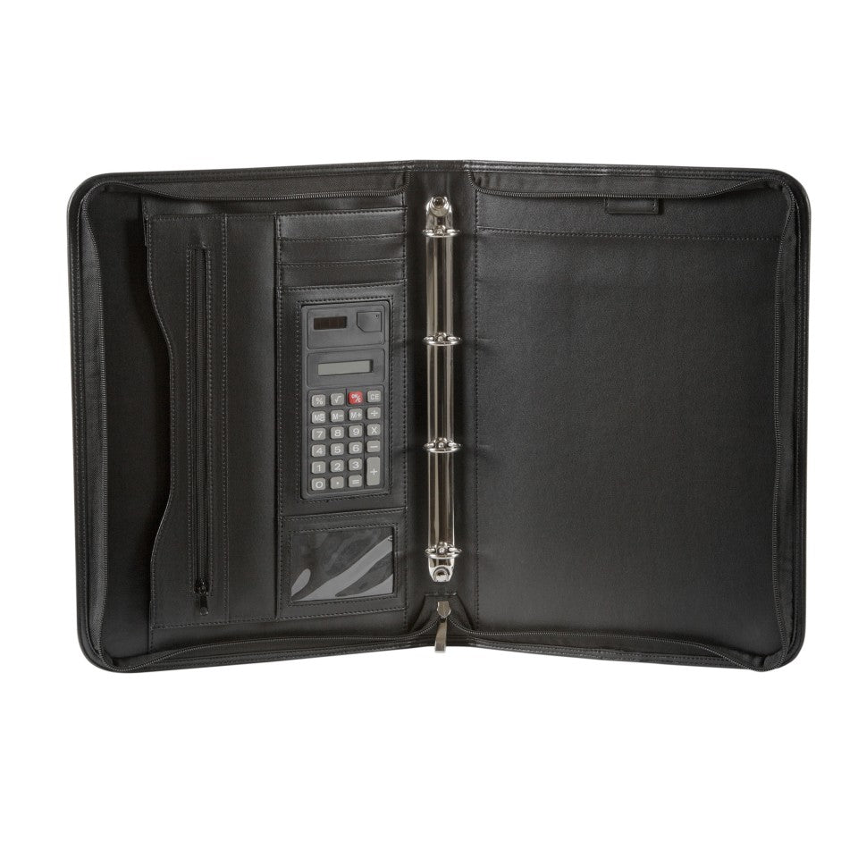 Spirax A4 4 Ring Ringbinder Zippered Compendium