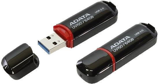 ADATA DashDrive Flash Drive USB 3.0 64GB Black