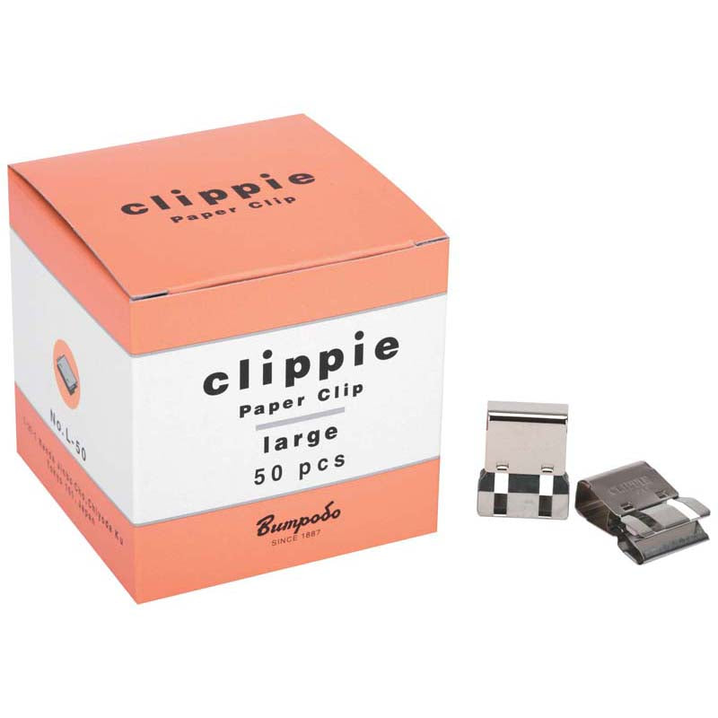 Clippie Paper Clips Slide Large Box 50