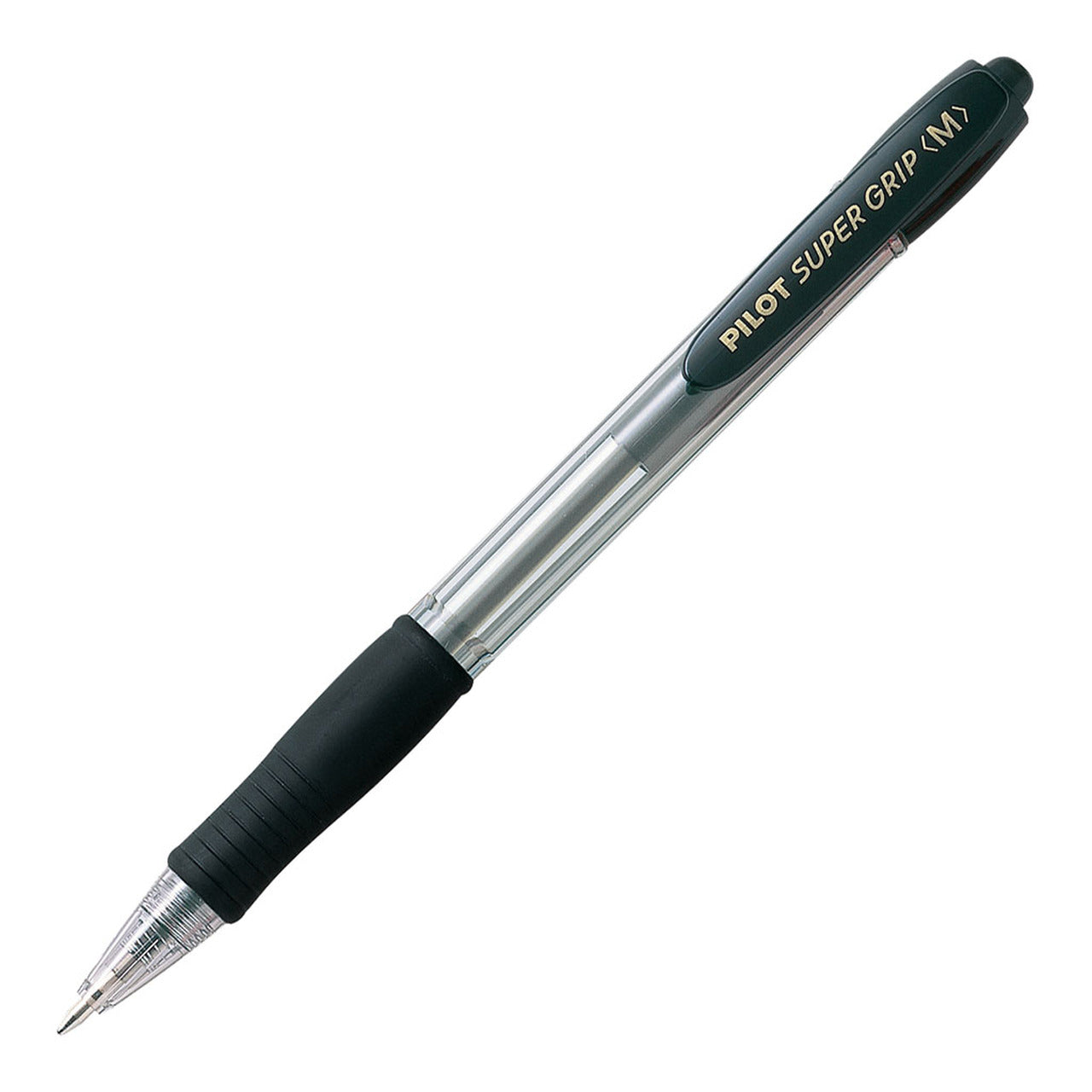 Pilot Super Grip Ballpoint Medium Black (BPGP-10R-M-B-B), Box of 12