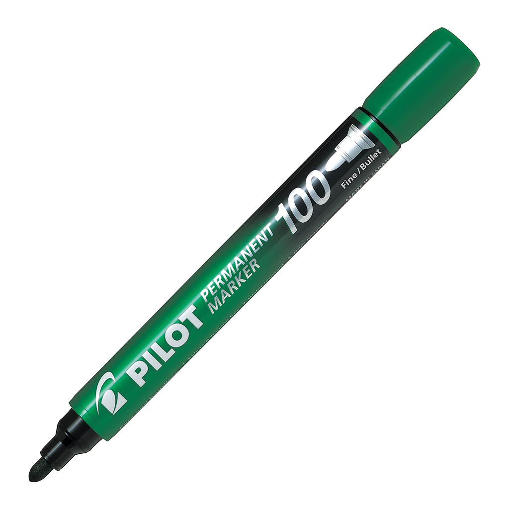 Pilot SCA 100 Permanent Marker Bullet Tip Green (SCA-100-G)
