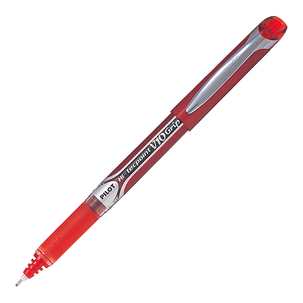 Pilot Hi-Tec V10 Grip Medium Red (BXGPN-V10-R)