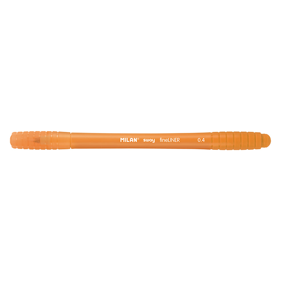 Milan Sway Fine Liner Fibre Tip Marker 0.4mm Tip Orange