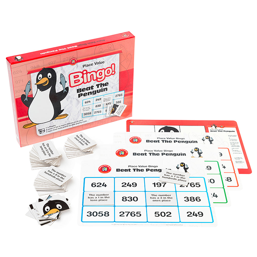 LCBF Bingo Place Value Beat The Penguin
