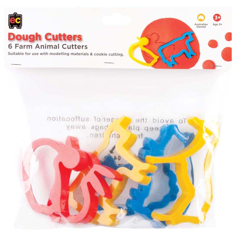 EC Farm Animals Cutters Set 6