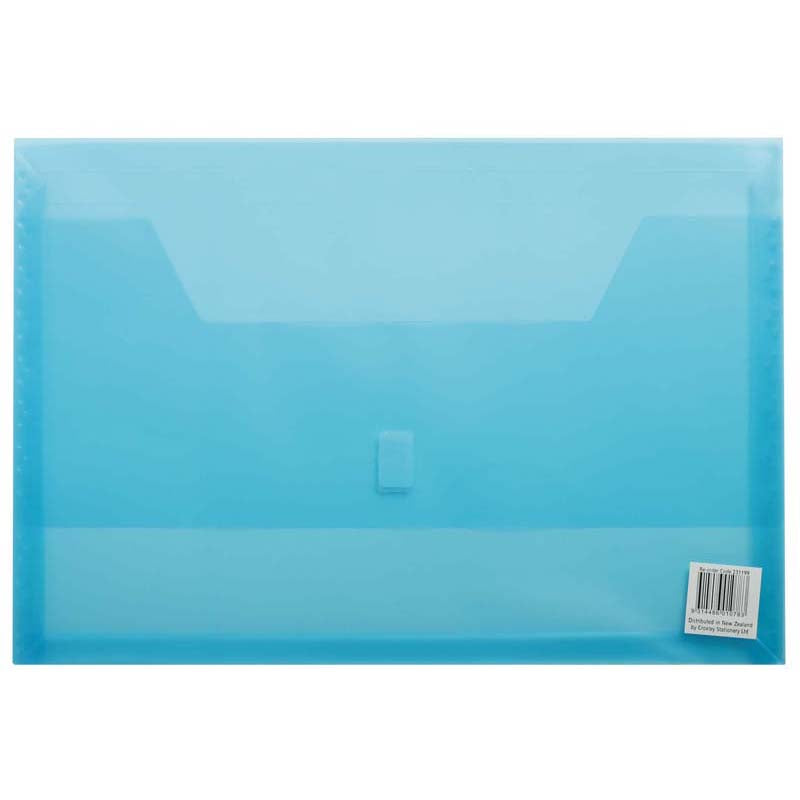 FM Wallet Polywally 325F Blue Transparent