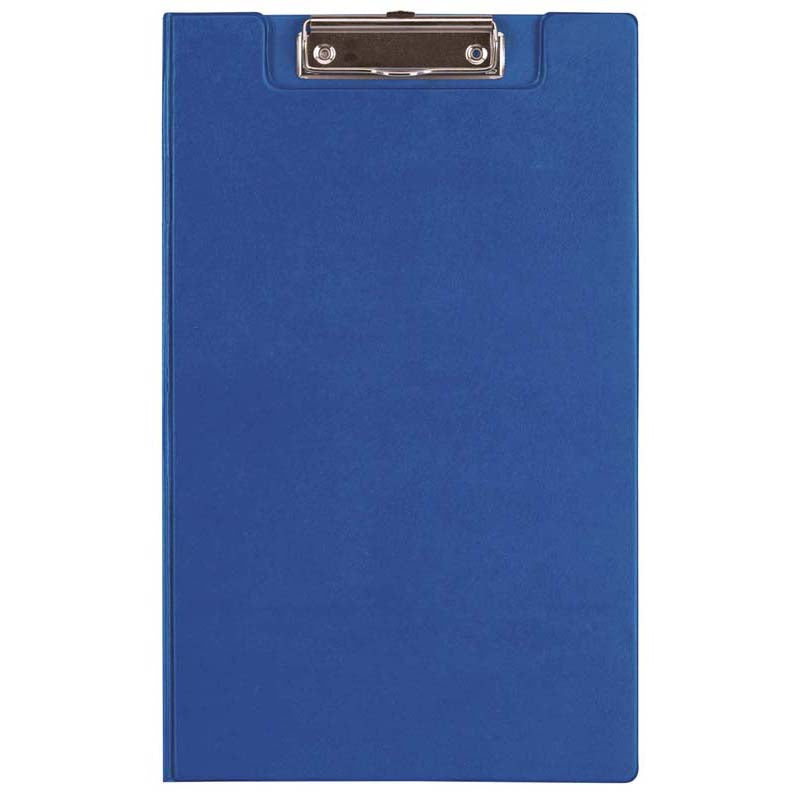 FM Clipboard Blue With Flap Foolscap