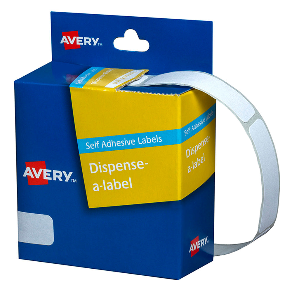 Avery Label Dispenser DMR1349W 13x49mm White FSC Mix Credit 550 Pack