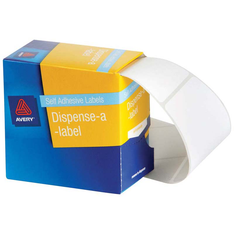 Avery Label Dispenser Dmr8943w 89x43mm White 100 Pack
