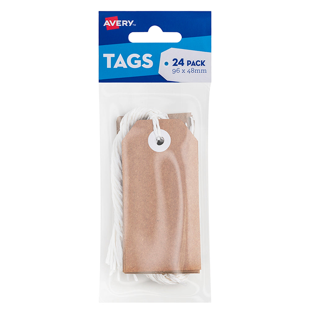 Avery Tag-It Brown Kraft 24 Pack