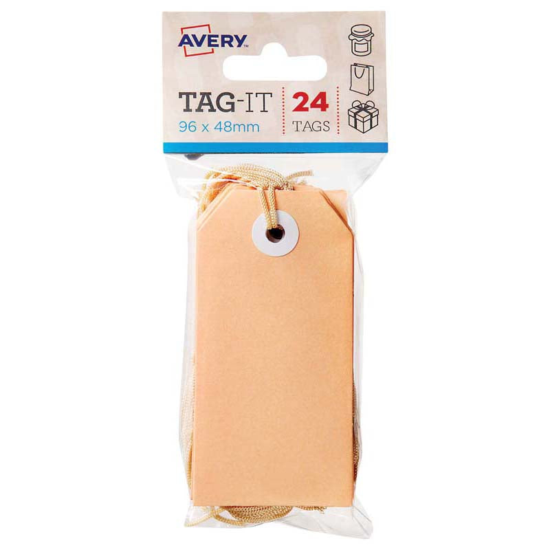 Avery Tag-It Pastel Peach 24 Pack