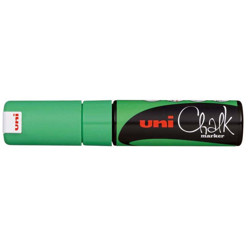 Uni Marker Chalk Green Chisel Tip