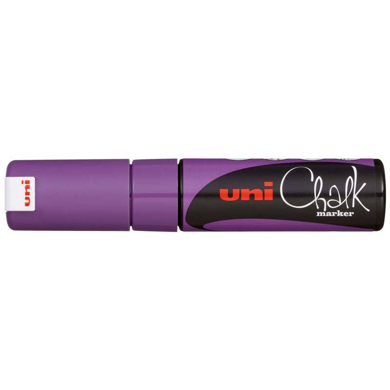 Uni Marker Chalk Violet Chisel Tip