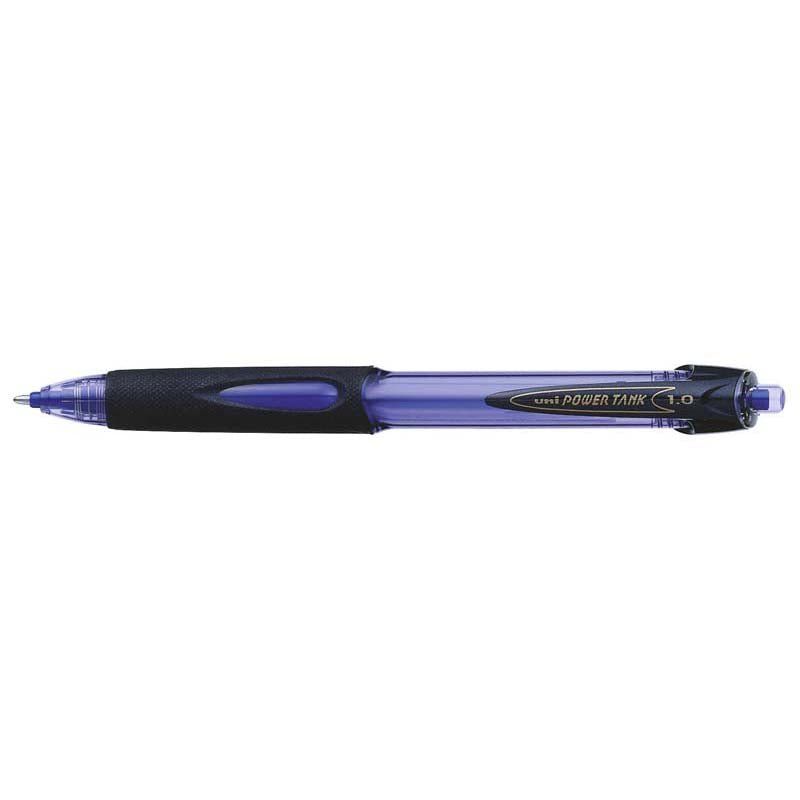 Uni Pen Powertank Sn220 Blue 1.0mm Retractable Medium