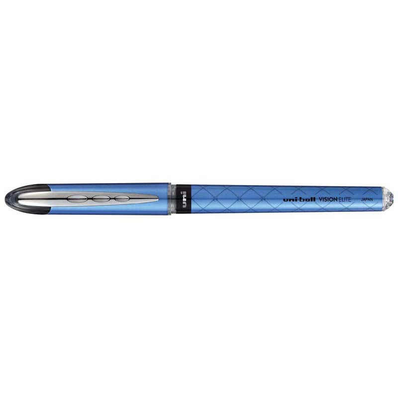 Uni Vision Elite Dia Capped Black 0.8mm Blue Barrel UB-200