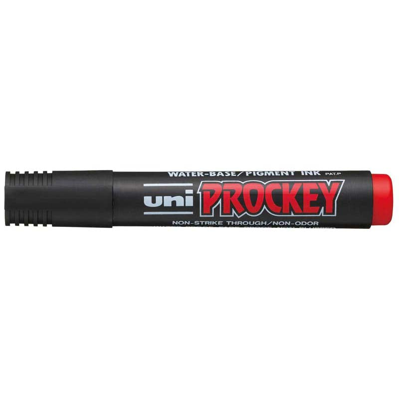 Uni Marker Prockey Marker Pm122 Red 1.2mm Bullet Tip Medium