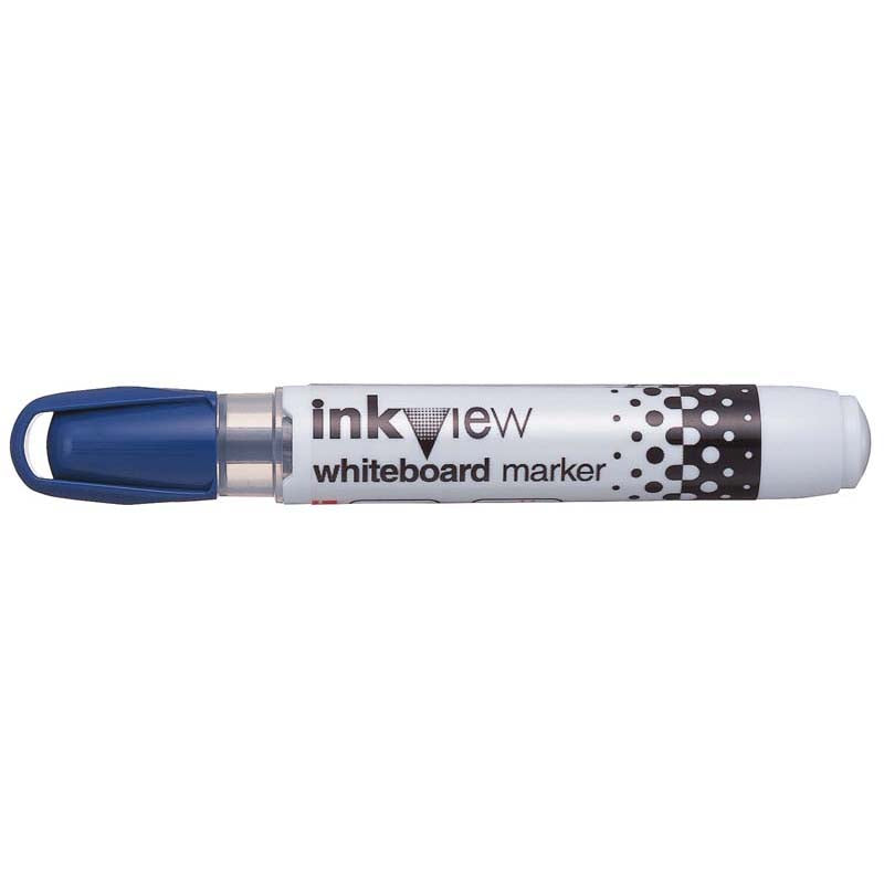 Uni Whiteboard Marker Blue Pwb202 Bullet Tip Inkview