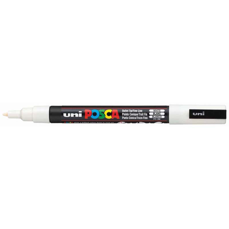 Uni Posca Marker White 0.9- 1.3mm Fine