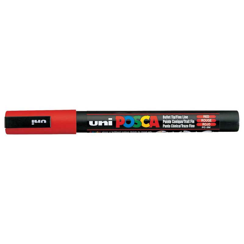 Uni Posca Marker Red 0.9- 1.3mm Fine