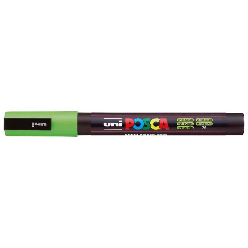 Uni Posca Marker 0.9-1.3mm Fine Apple Green PC-3M