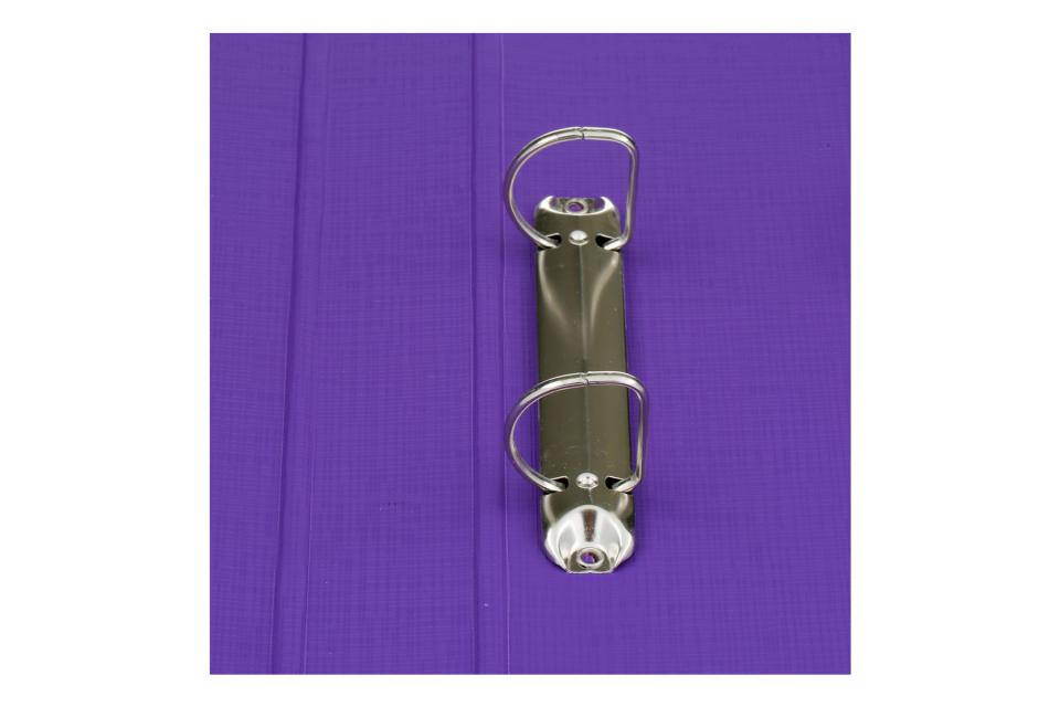 Marbig PE Linen Ring Binder A4 2D 25mm Purple
