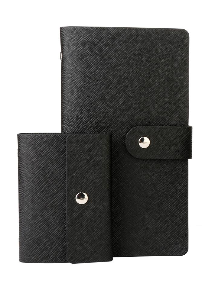 Paper Supply Co. Citta Business Card Holder Black Capacity 192