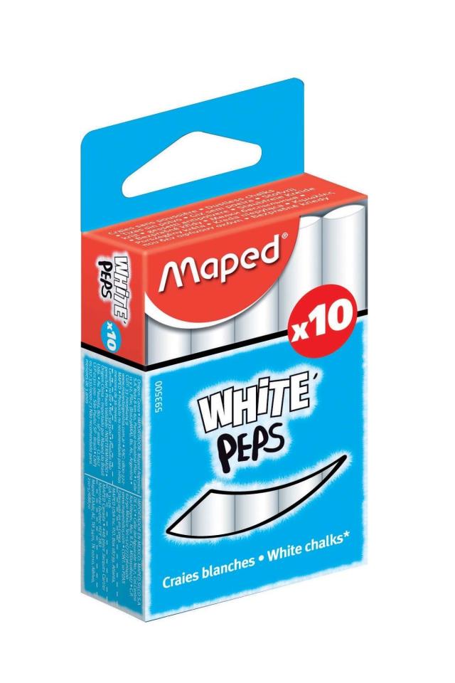 Maped Chalk White Box 10
