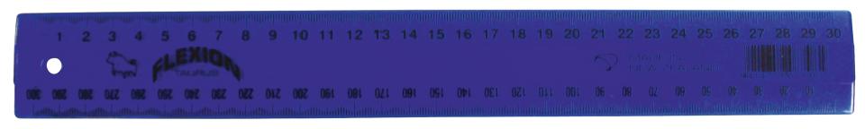 Taurus Ruler Flexion 300mm Blue