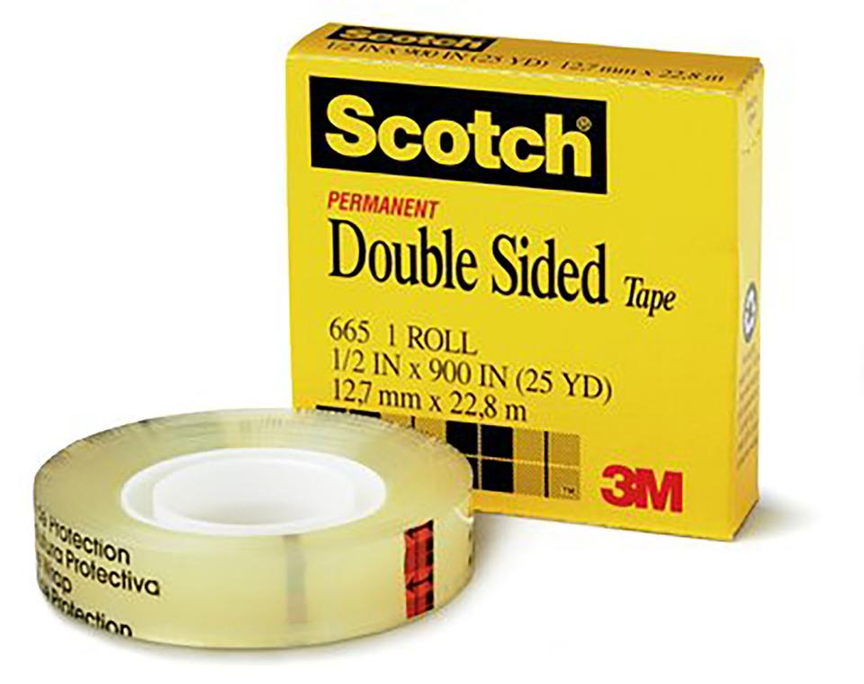 Tape Double Sided 665 19mm x 33M Scotch 3M